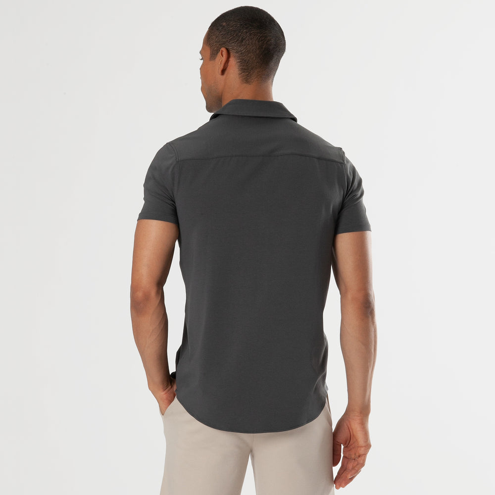 Carbon Short Sleeve Knit Shirt