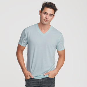 True ClassicLight Blue V-Neck Tee