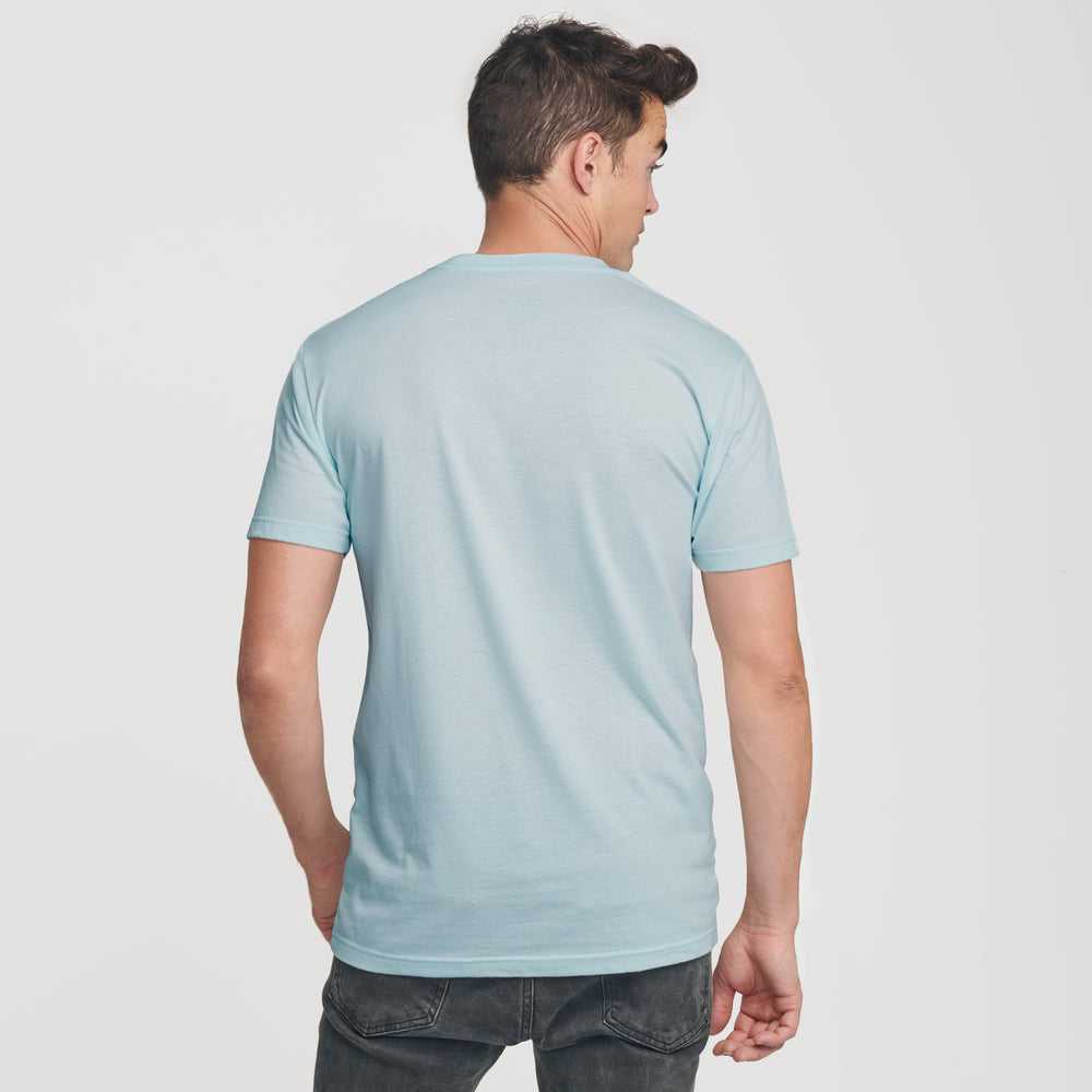 Light Blue V-Neck Tee