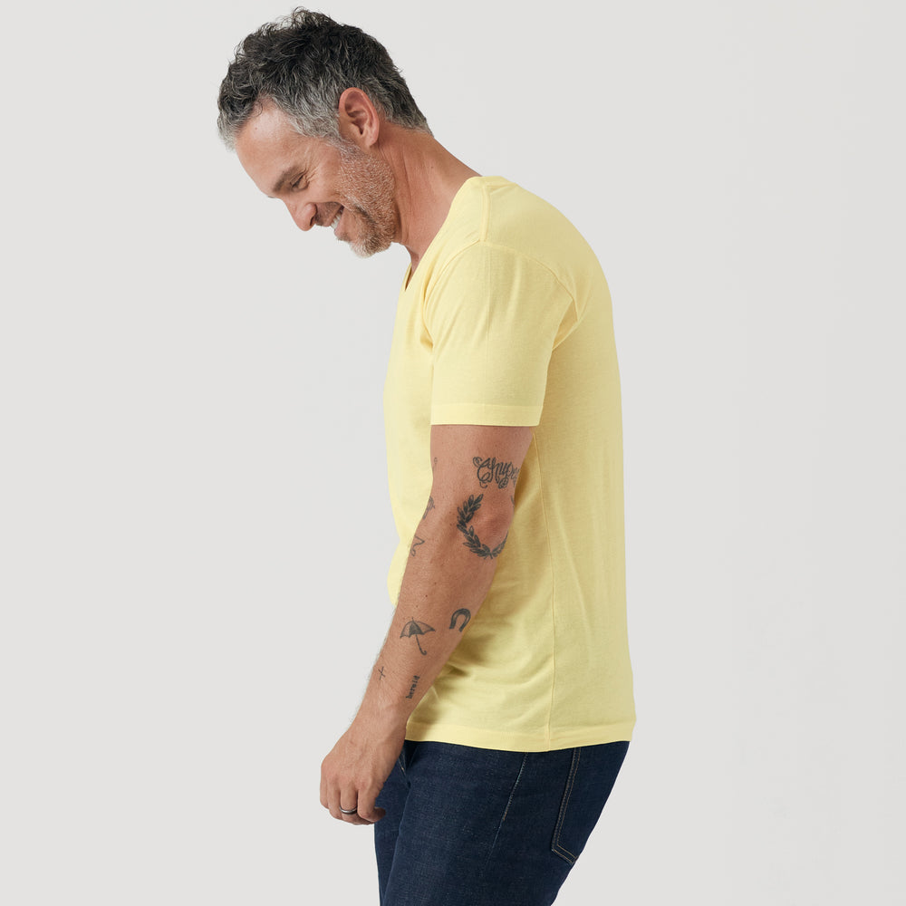 Mellow Yellow V-Neck Tee