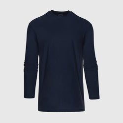 Navy Active Long Sleeve Crew T-Shirt