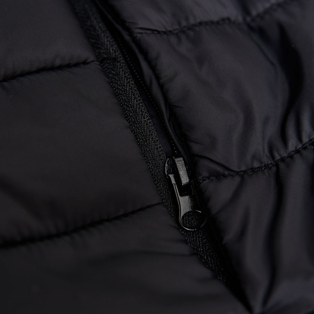 Black Quilted Puffer Jacket