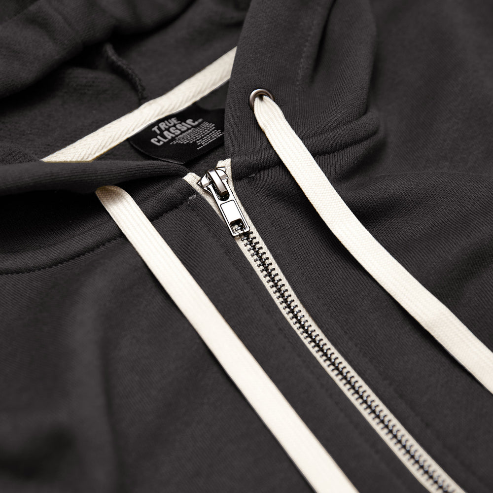 Carbon Fleece French Terry Zip Hoodie