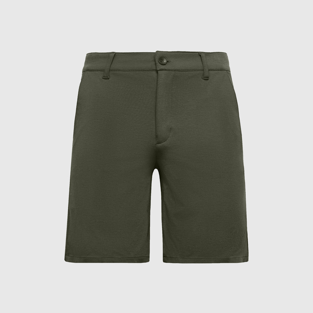 9" Military Green Comfort Chino Short