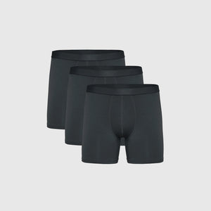 True ClassicCarbon Boxer Briefs 3-Pack