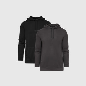 True ClassicDark Tones Waffle Hoodie 2-Pack